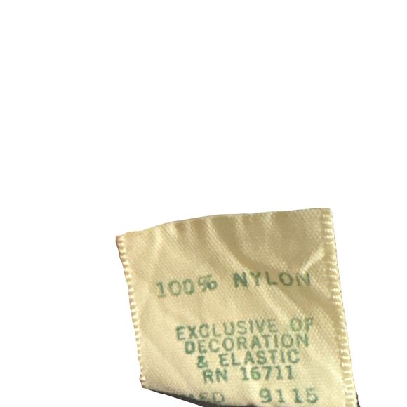 70s 80s Vintage Sheer Black Peignoir Robe with Ruffle Hem | Goth Dark Romance - Picture 8 of 8